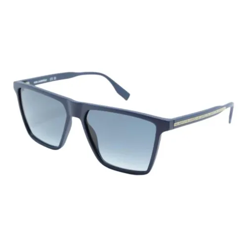 KARL LAGERFELD Ацетат Квадратные Солнцезащитные очки Унисекс Синий