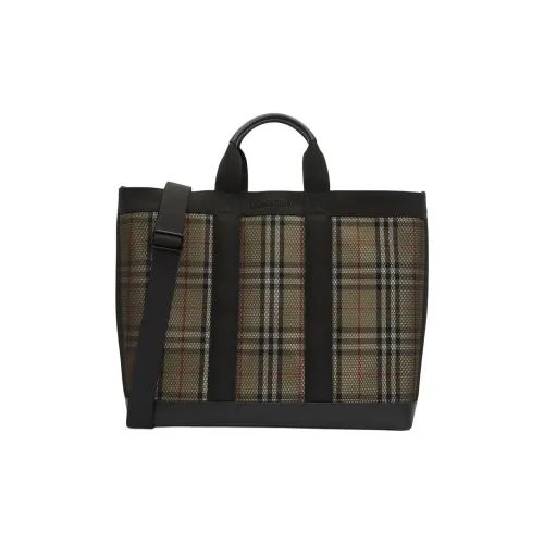Burberry Хлопок Тоут Сумка Сумка для покупок Сумка Мужская Многоцветная