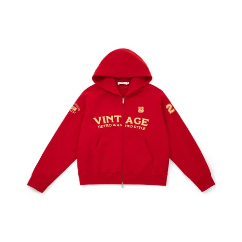 CLIMAX VISION Свитшот Кардиган Унисекс Красный