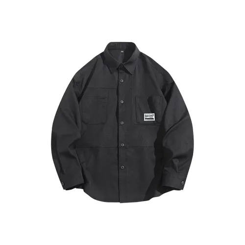 NFWYS Черные Повседневные Рубашки для Подростков