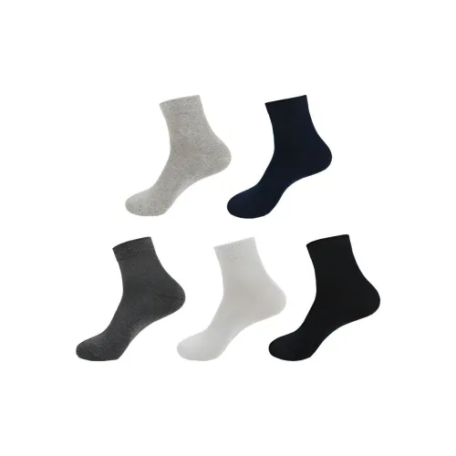 MIIOW Осенние и зимние носки Crew для мужчин упаковка из 5 пар