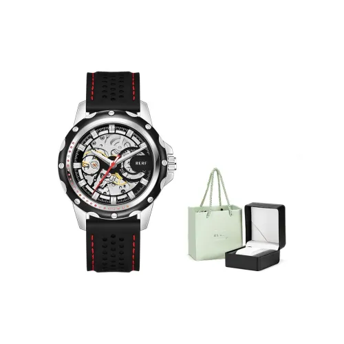 RERF Механические Мужские Часы Серебристый Циферблат