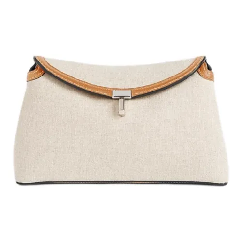 TOTEME Хлопок Одно плечо Через плечо Клатч Маленький Женский Бежевый Желтый