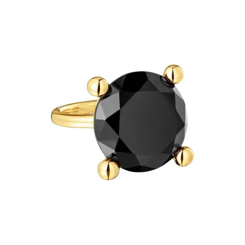 TAOSIXIONG Кольца из серебра с покрытием 18K золота женские золотые