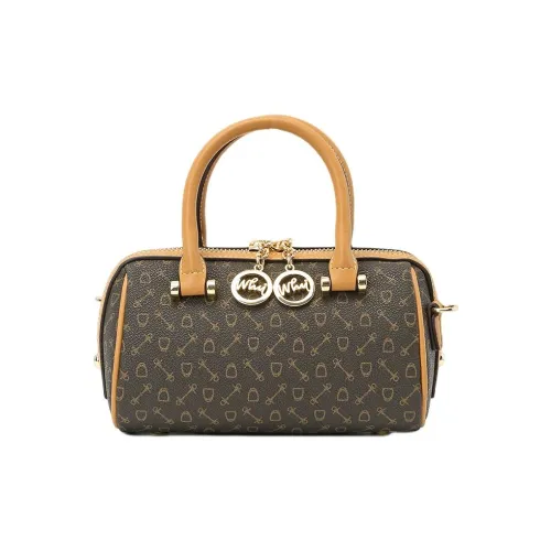 Why PVC Boston Bag Handbag Small Women's Multicolor