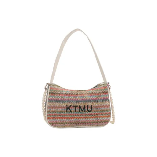 DALO Плетеная соломенная сумка через плечо стандартная женская многоцветная