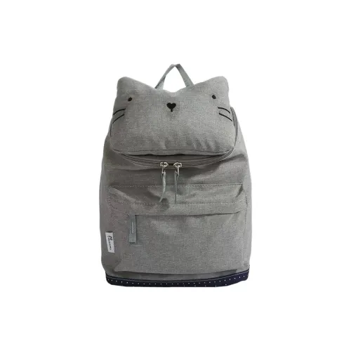 FEO Нейлоновый рюкзак стандартный женский серый