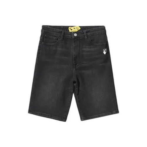 Off Белый Черный Женские Джинсовые Шорты