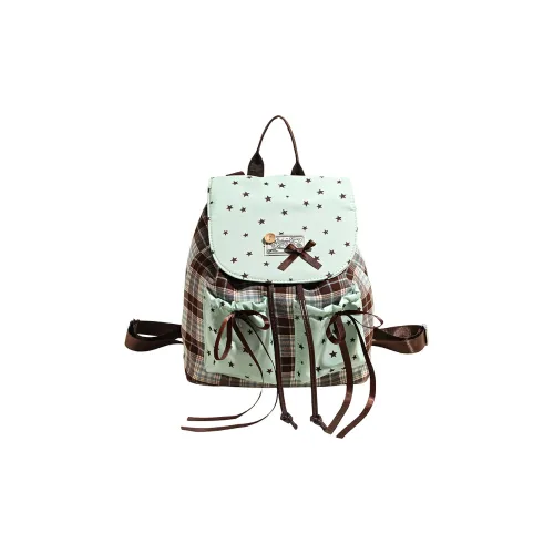 Miss Angel Ткань Рюкзак Стандартный Женский Мятно-Зеленый