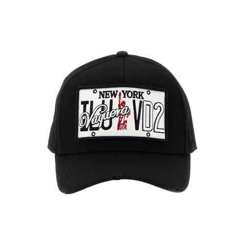 DSQUARED 2 x VAQUERA Хлопковые кепки Женские Черные
