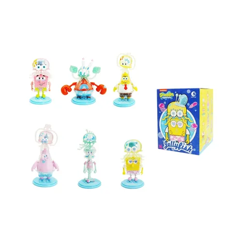 Tide Rising Anime Губка Боб Jellyfish Collection Краб Boss Патрик Стар Слепые коробки Один Mystery Коробка Целая коробка 6 шт
