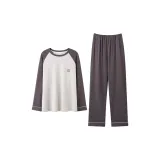 Light Gray/Dark Brown 11936 [Индивидуальный рукав, 100% хлопок]