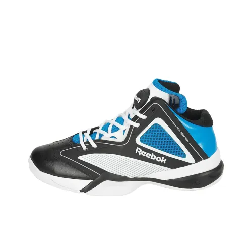 Reebok Винтажные баскетбольные кроссовки Мужской Черный Синий Белый