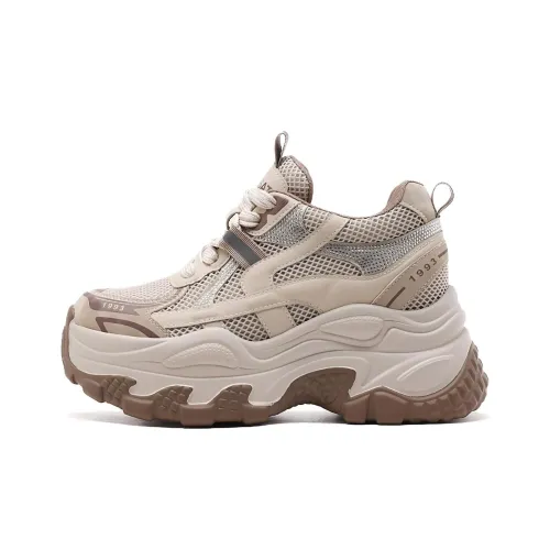 ST SAT Дышащие Низкие Кроссовки с Толстой Подошвой Женские