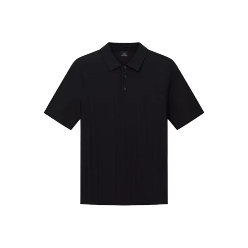 ARMANI EXCHANGEAE SS25 Поло Мужское Черное