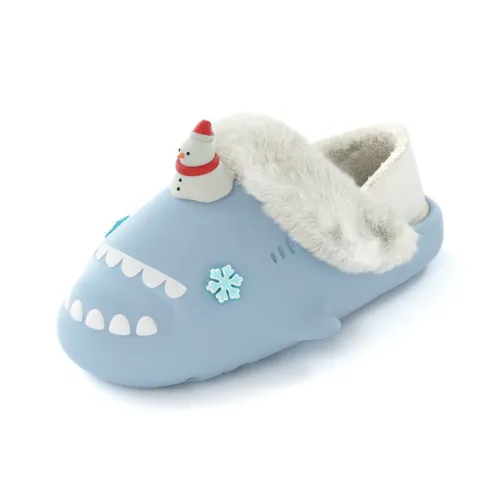 HelloSlippers Shark Winter Sharkicks Winter Рождество Снеговик Домашние тапочки с каблуком унисекс