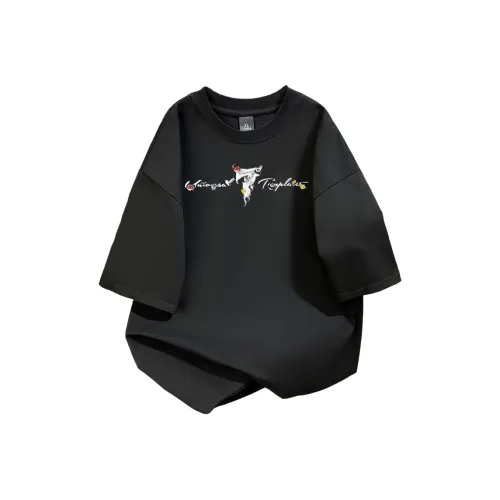 Wooden Rabbit Топ Короткий с короткими рукавами T-рубашки Унисекс