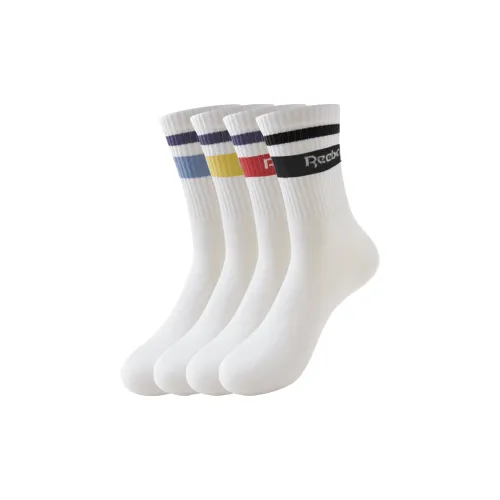 REEBOK 4 пачки смешанных цветов мужские носки для бадминтона