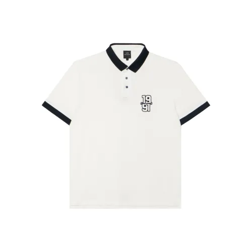 ARMANI EXCHANGEAE Мужское Поло Белое