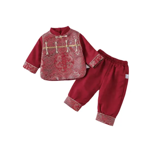 XiaoJinBu Красный Baby Повседневная Спортивная Одежда