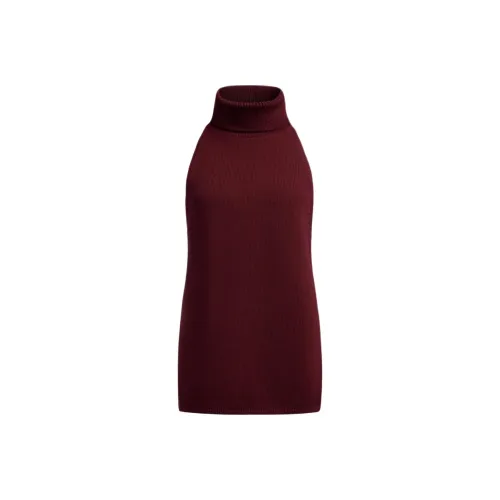 12 STOREEZ Женские майки бордово-красного цвета