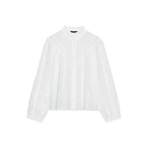 ZARA Белые Женские Рубашки