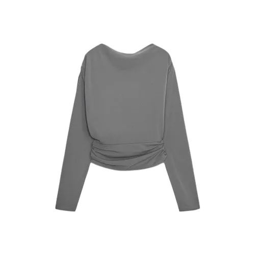 ZARA Серые Женские T-рубашки