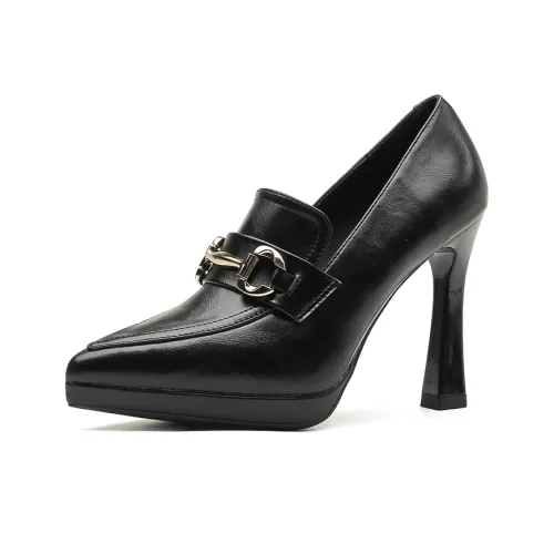 Zubumei Грубый каблук высокие каблуки 10 см женские