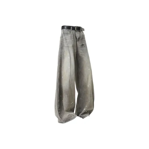 DAREASY Серый Унисекс Джинсы
