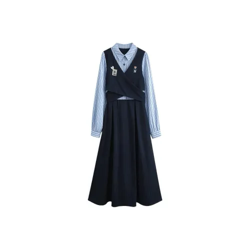 KYKW Длинное платье с длинными рукавами женское