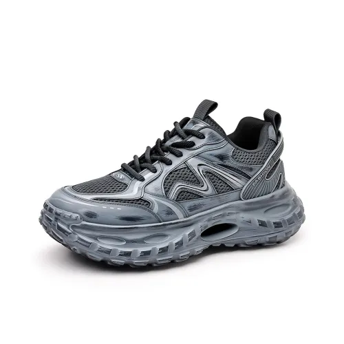 REPUSEN Амортизация Высота Увеличение Устойчивость к Износу Низкий Топ Толстая Подошва Мужские Кроссовки