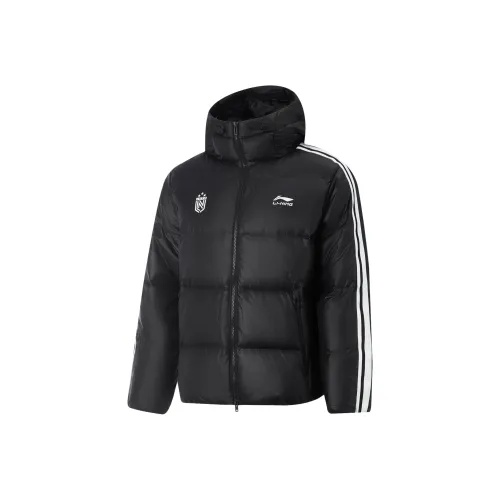 Флисовая подкладка серии Fondue Down пуховик унисекс черный