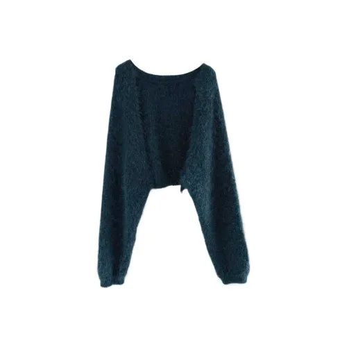 LOWEAR Мягкий мех Loose болеро трикотаж женский