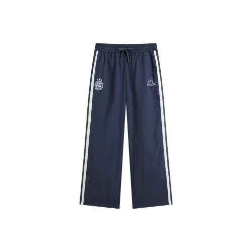 KAPPA Повседневные брюки Мужские Черные устричного цвета