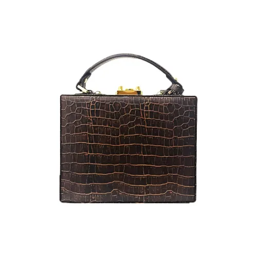 COIN QIAN Сумка через плечо из коровьей кожи маленькая сумка женская коричневая