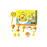 [9 шт Набор] Yellow Duckling успокаивающие погремушки в коробке
