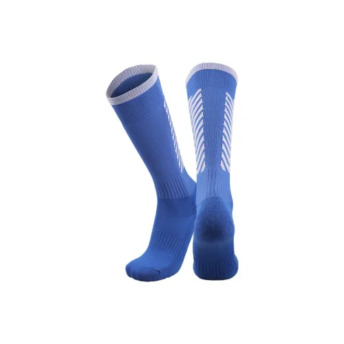 LIZHIZAO Blue Unisex Football Socks LIZHIZAO Синие унисекс футбольные носки