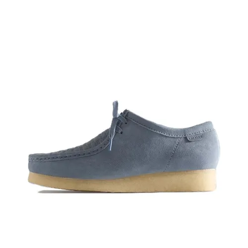 KITH x Clarks Originals WALLABEE Устойчивый к истиранию Низкий Топ Casual Унисекс Синий