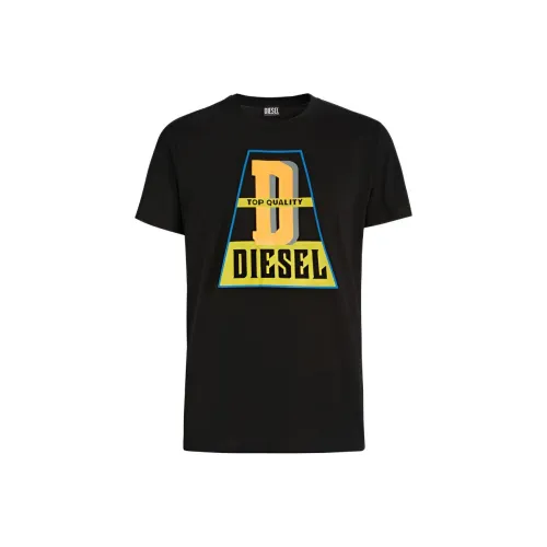 DIESEL Мужские черные T-рубашки