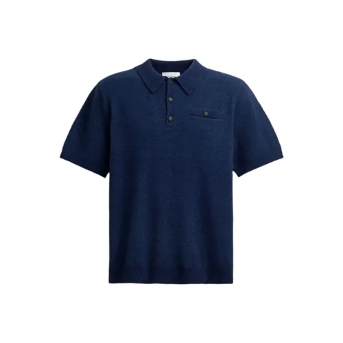 COACH Темно-синий Синий Мужская Рубашка Поло