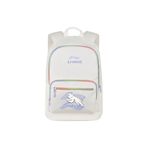 Лайнер Полиэстер Рюкзак Стандартный Унисекс Белый и Фиолетовый