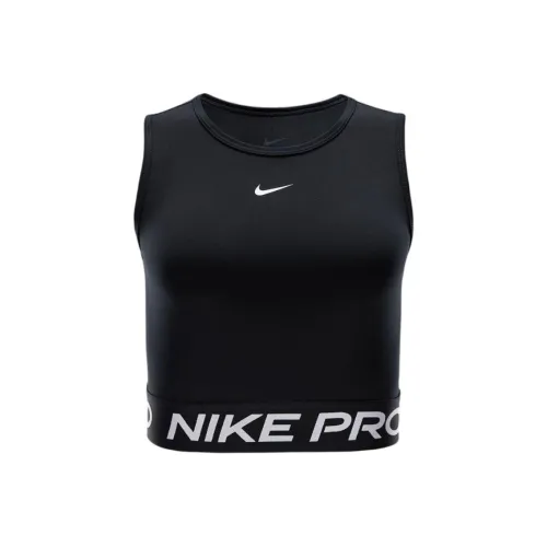 Nike Черные Женские Спортивные Майки Без Рукавов