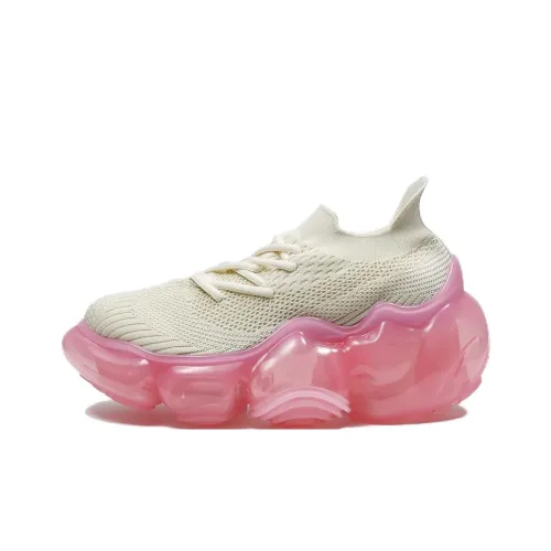 Grounds Низкий Топ Casual Женский Кремовый Белый Розовый