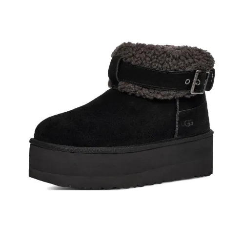 UGG Короткие Снежные Ботинки Женские Черные