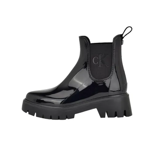 Calvin Klein Wende Водонепроницаемые Резиновые сапоги Женские Черные