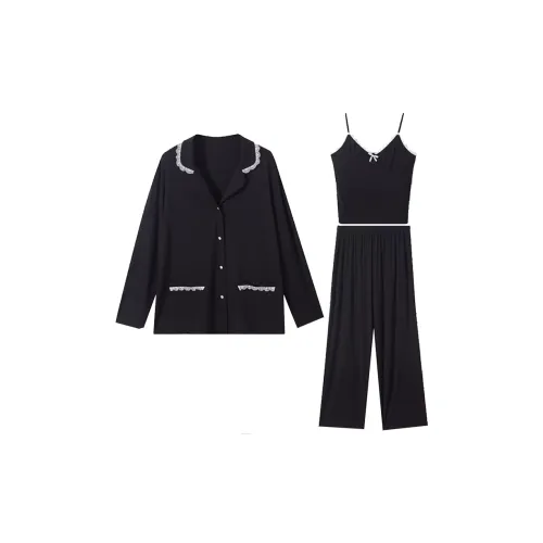 MIMOSA CHUR Черный Женские Пижамные Комплекты