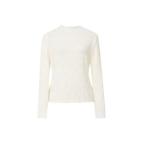 Hopeshow Длинный рукав Т-рубашка Женская