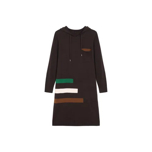 X MOOM Длинное платье с длинными рукавами женское