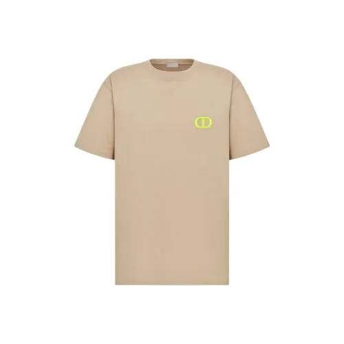 DIOR Бежевый Мужской T-Рубашки