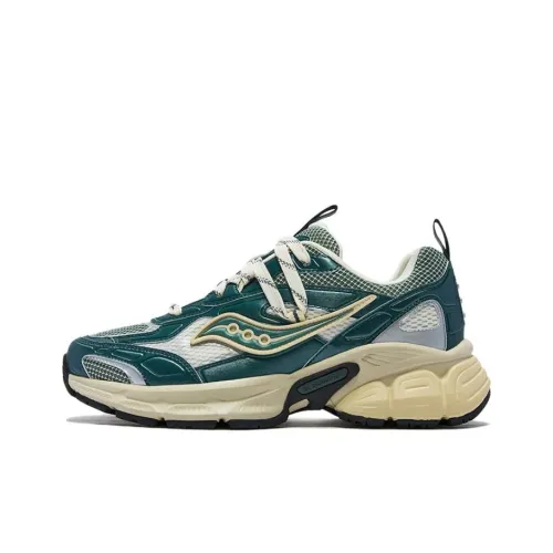 Saucony 2K CAVALRY Беговые кроссовки Унисекс Зеленый Серебристый